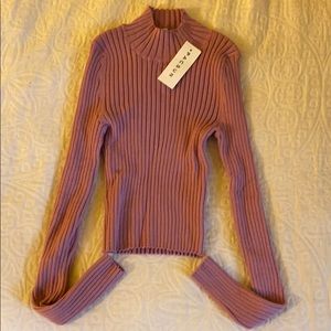 Kendall & Kylie Cropped Mock Neck